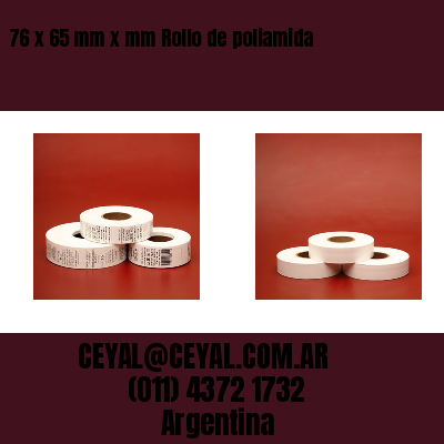 76 x 65 mm x mm Rollo de poliamida