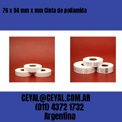 76 x 94 mm x mm Cinta de poliamida