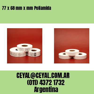 77 x 68 mm x mm Poliamida