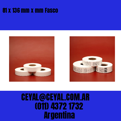 81 x 136 mm x mm Fasco