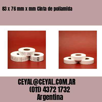 83 x 76 mm x mm Cinta de poliamida