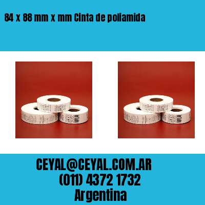 84 x 88 mm x mm Cinta de poliamida