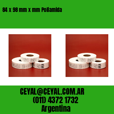 84 x 98 mm x mm Poliamida