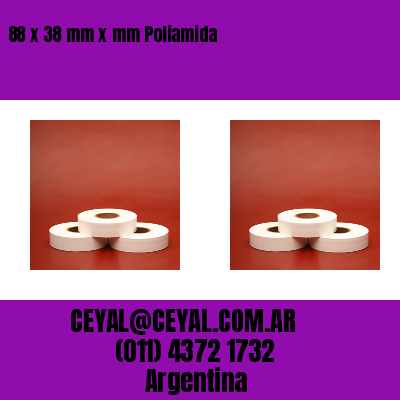 88 x 38 mm x mm Poliamida