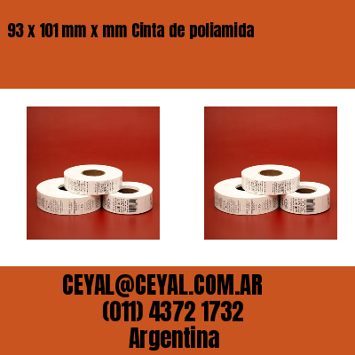 93 x 101 mm x mm Cinta de poliamida