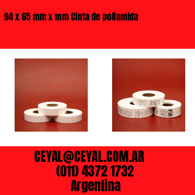 94 x 65 mm x mm Cinta de poliamida