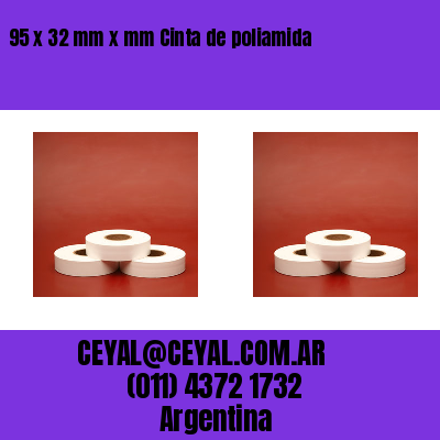 95 x 32 mm x mm Cinta de poliamida
