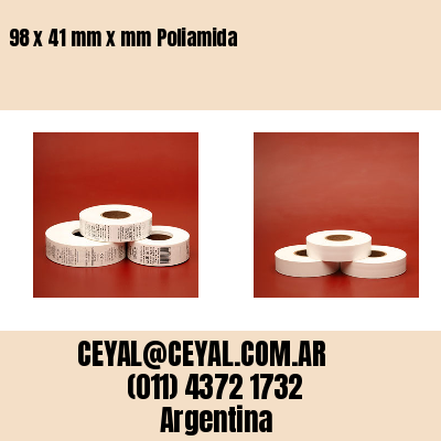 98 x 41 mm x mm Poliamida