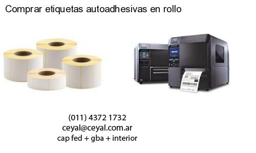 Comprar etiquetas autoadhesivas en rollo