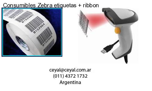 Consumibles Zebra etiquetas   ribbon