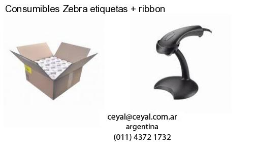 Consumibles Zebra etiquetas   ribbon