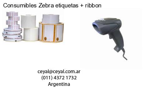 Consumibles Zebra etiquetas   ribbon