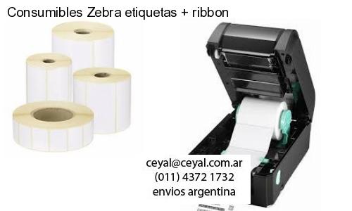 Consumibles Zebra etiquetas   ribbon