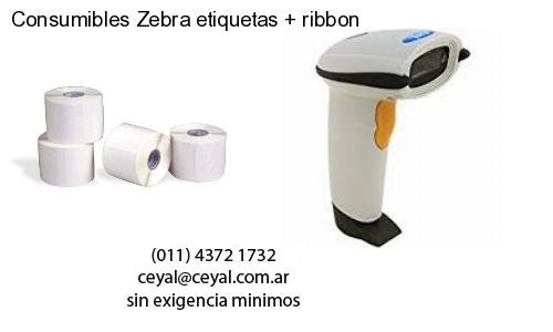 Consumibles Zebra etiquetas   ribbon