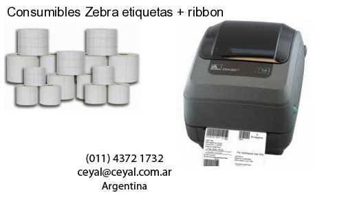 Consumibles Zebra etiquetas   ribbon