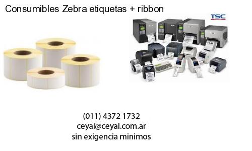 Consumibles Zebra etiquetas   ribbon