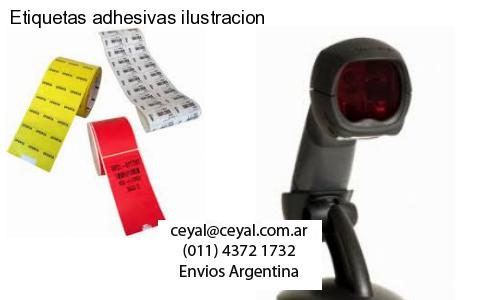 Etiquetas adhesivas ilustracion
