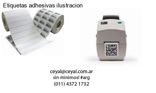 Etiquetas adhesivas ilustracion
