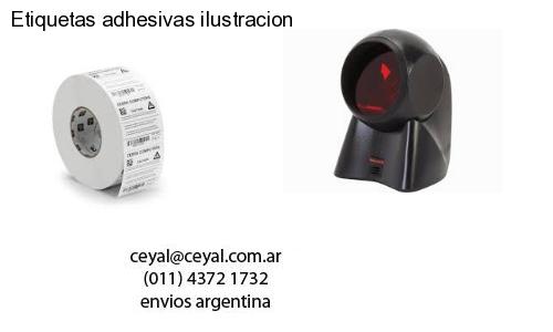 Etiquetas adhesivas ilustracion