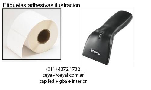 Etiquetas adhesivas ilustracion