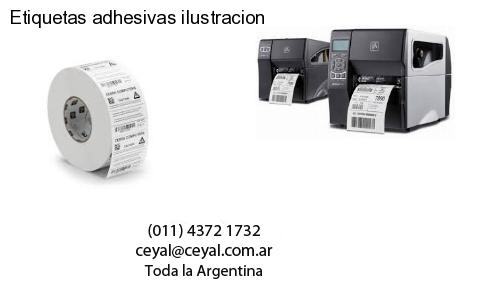 Etiquetas adhesivas ilustracion