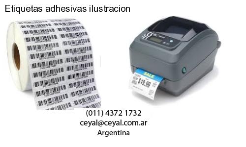 Etiquetas adhesivas ilustracion