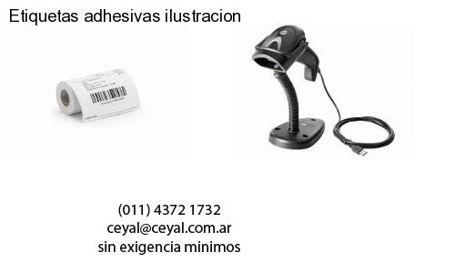 Etiquetas adhesivas ilustracion
