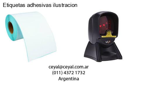 Etiquetas adhesivas ilustracion