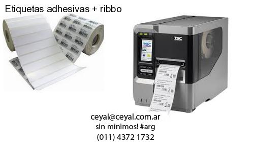 Etiquetas adhesivas   ribbo