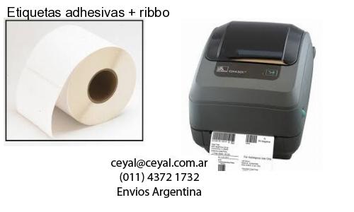 Etiquetas adhesivas   ribbo