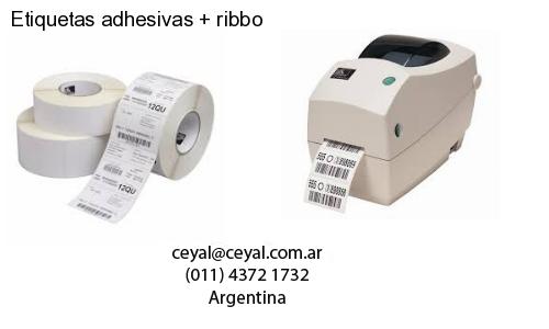 Etiquetas adhesivas   ribbo