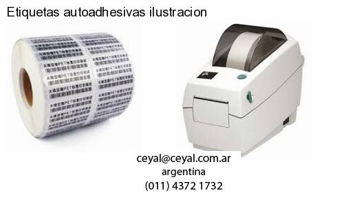 Etiquetas autoadhesivas ilustracion