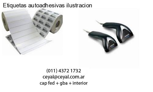 Etiquetas autoadhesivas ilustracion
