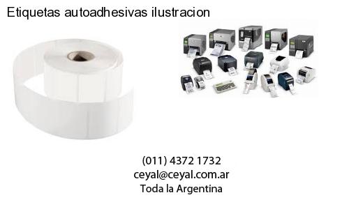 Etiquetas autoadhesivas ilustracion