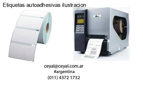 Etiquetas autoadhesivas ilustracion