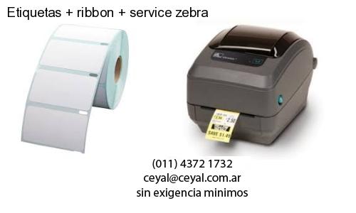 Etiquetas   ribbon   service zebra
