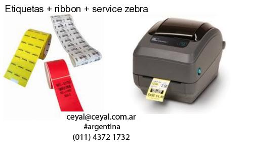 Etiquetas   ribbon   service zebra