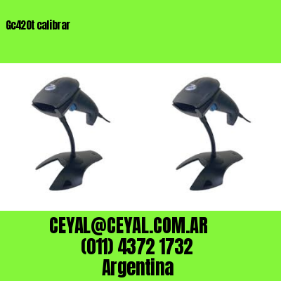 Gc420t calibrar