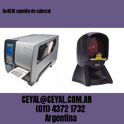 Gc420t cambio de cabezal