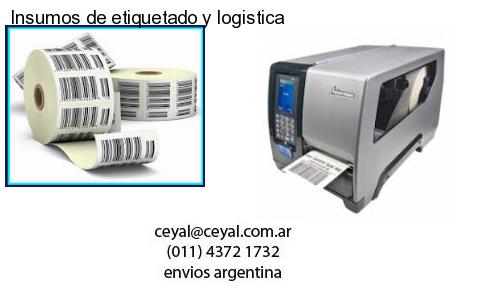 Insumos de etiquetado y logistica