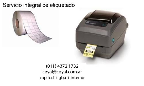 Servicio integral de etiquetado