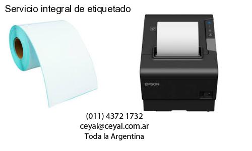 Servicio integral de etiquetado