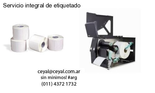 Servicio integral de etiquetado