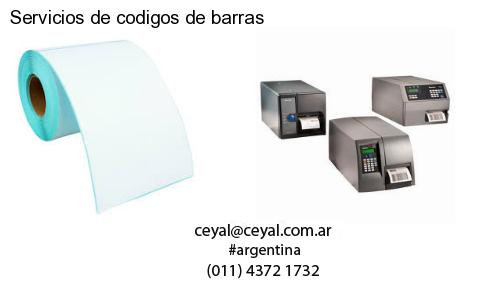 Servicios de codigos de barras