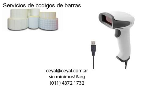 Servicios de codigos de barras