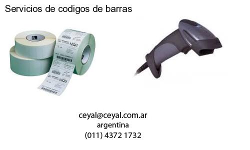 Servicios de codigos de barras