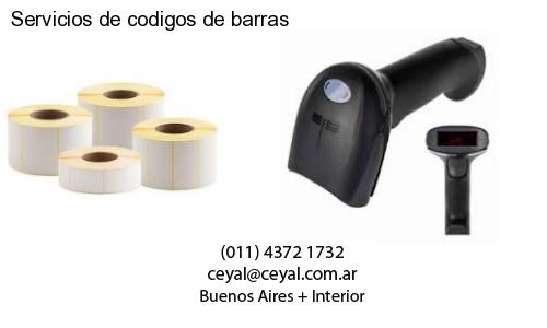 Servicios de codigos de barras