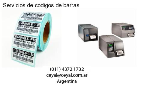 Servicios de codigos de barras