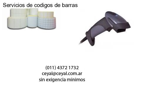 Servicios de codigos de barras