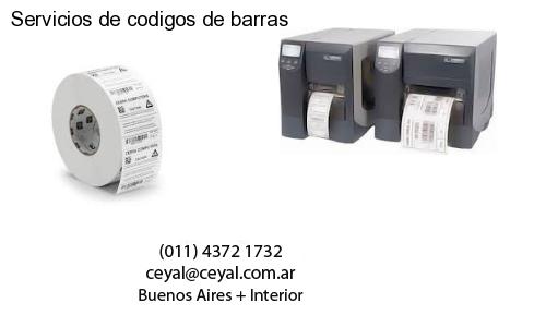 Servicios de codigos de barras